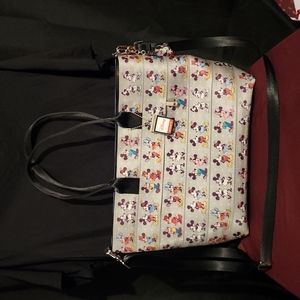Disney Harvey's Mickey and Minnie Through the Years Tote